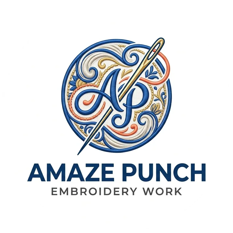 Amaze Punch embroidery digitizing workspace